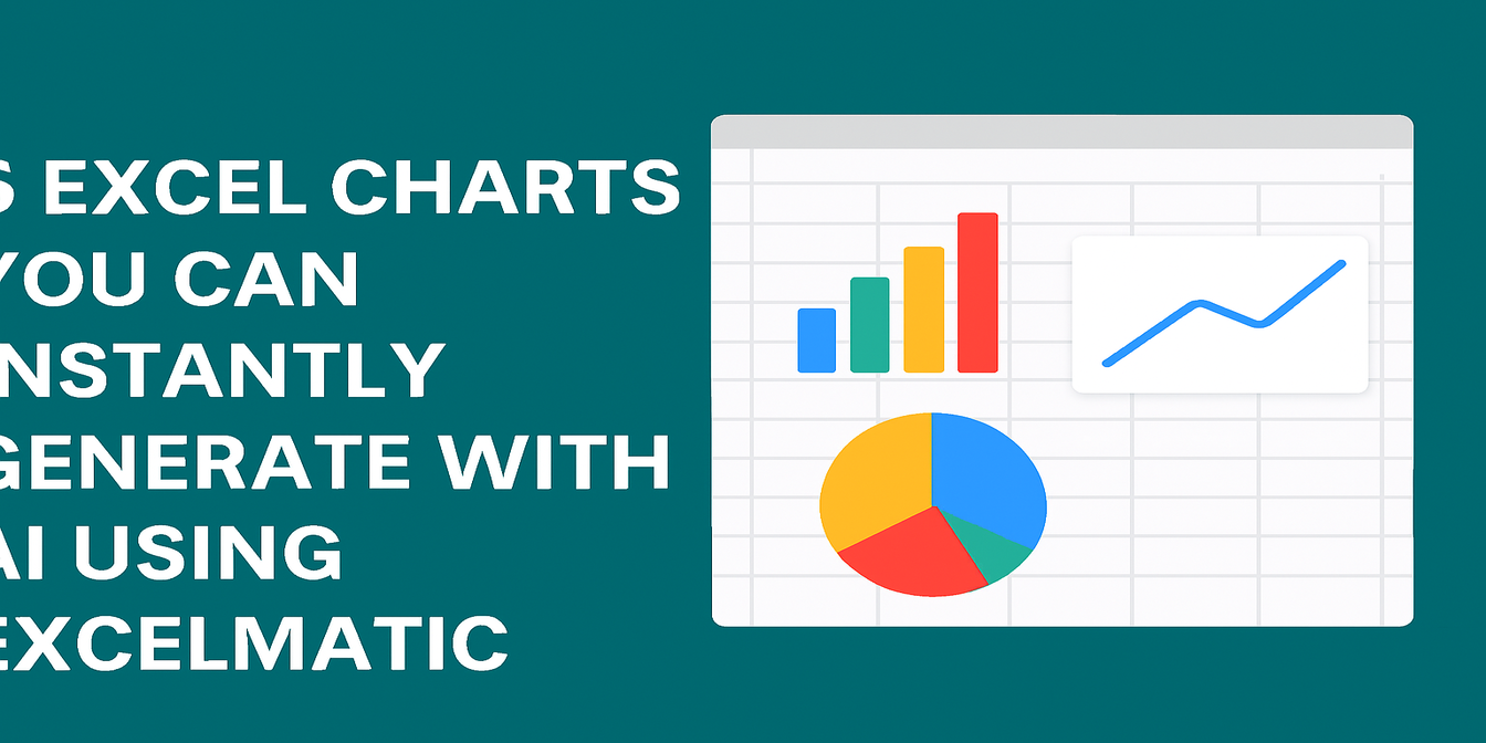 5 Excel Charts You Can Instantly Generate with AI Using Excelmatic