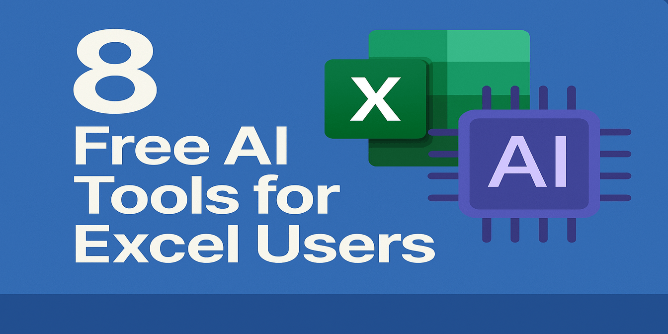 8 Free AI Tools That Make Excel, Charts, and Reporting Easier