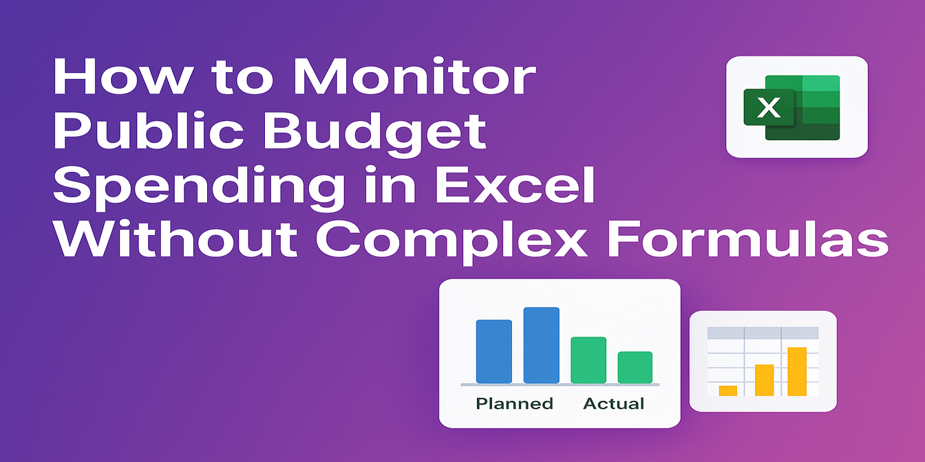How to Monitor Public Budget Spending in Excel AI Without Complex Formulas