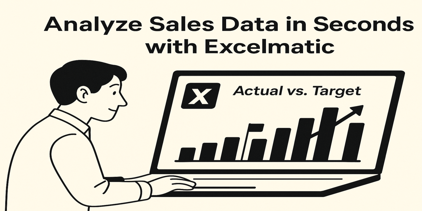 How to Analyze Daily Sales Data and Track Targets Using Excel
