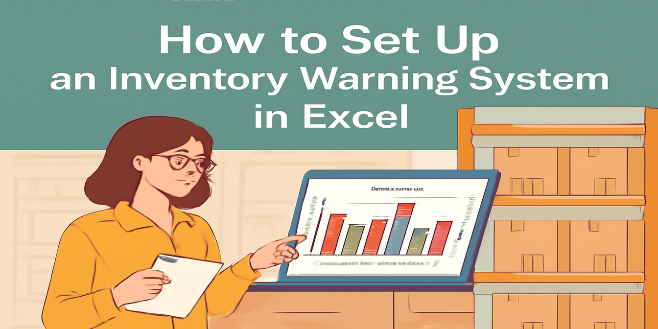 How to Set Up an Inventory Warning System in Excel and Track Replenishment Needs