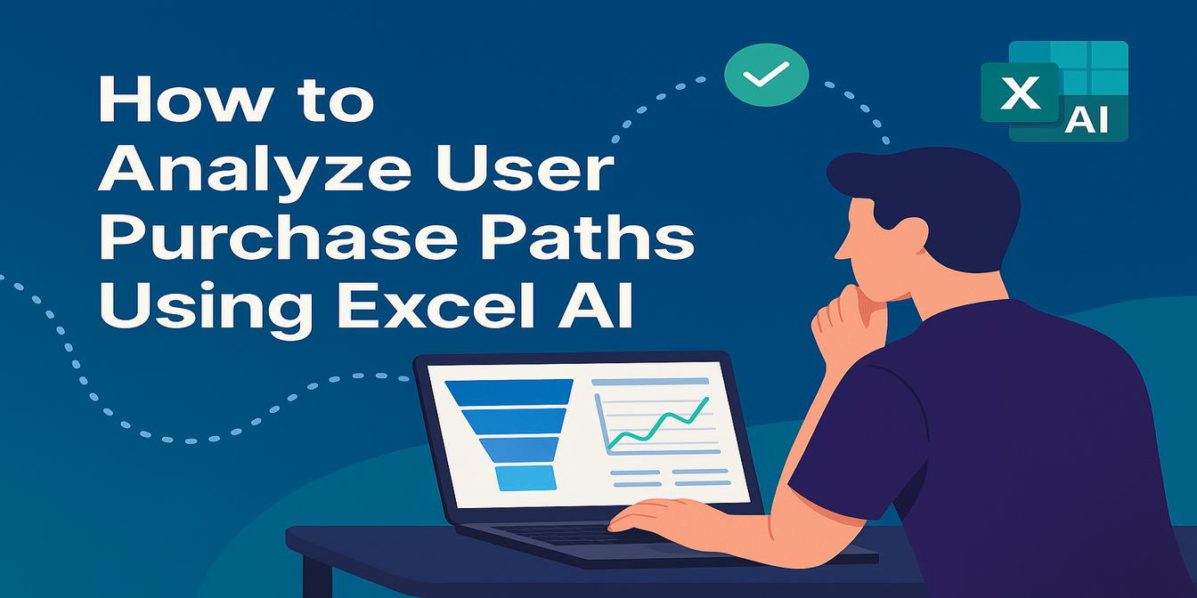 How to Analyze User Purchase Paths Using Excel AI