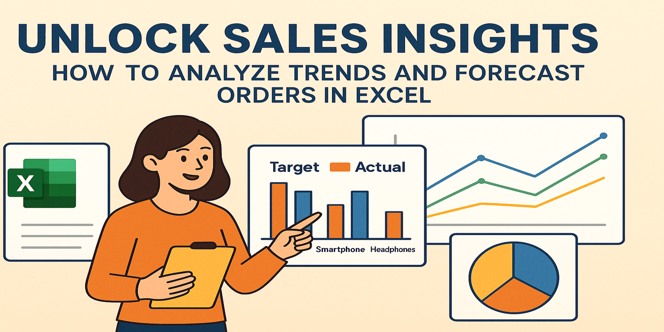 Unlock Sales Insights: How to Analyze Trends and Forecast Orders in Excel