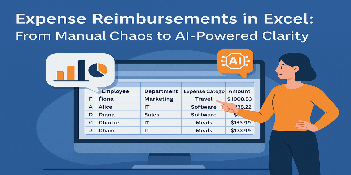 Expense Reimbursements in Excel: From Manual Chaos to AI-Powered Clarity