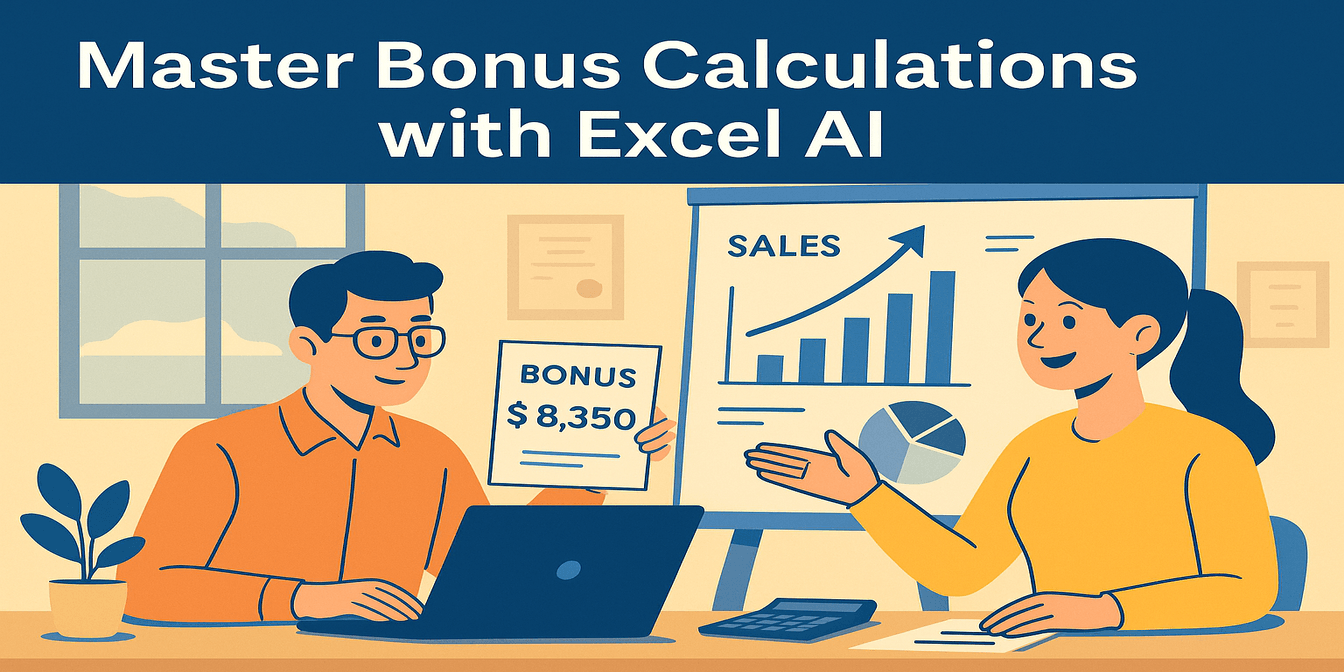 Simplify Bonus and Commission Calculations with Excel AI