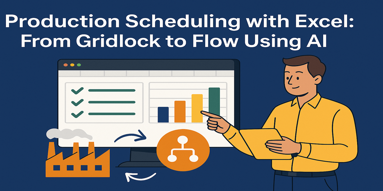 Excel AI Tools for Production Scheduling: From Gridlock to Flow