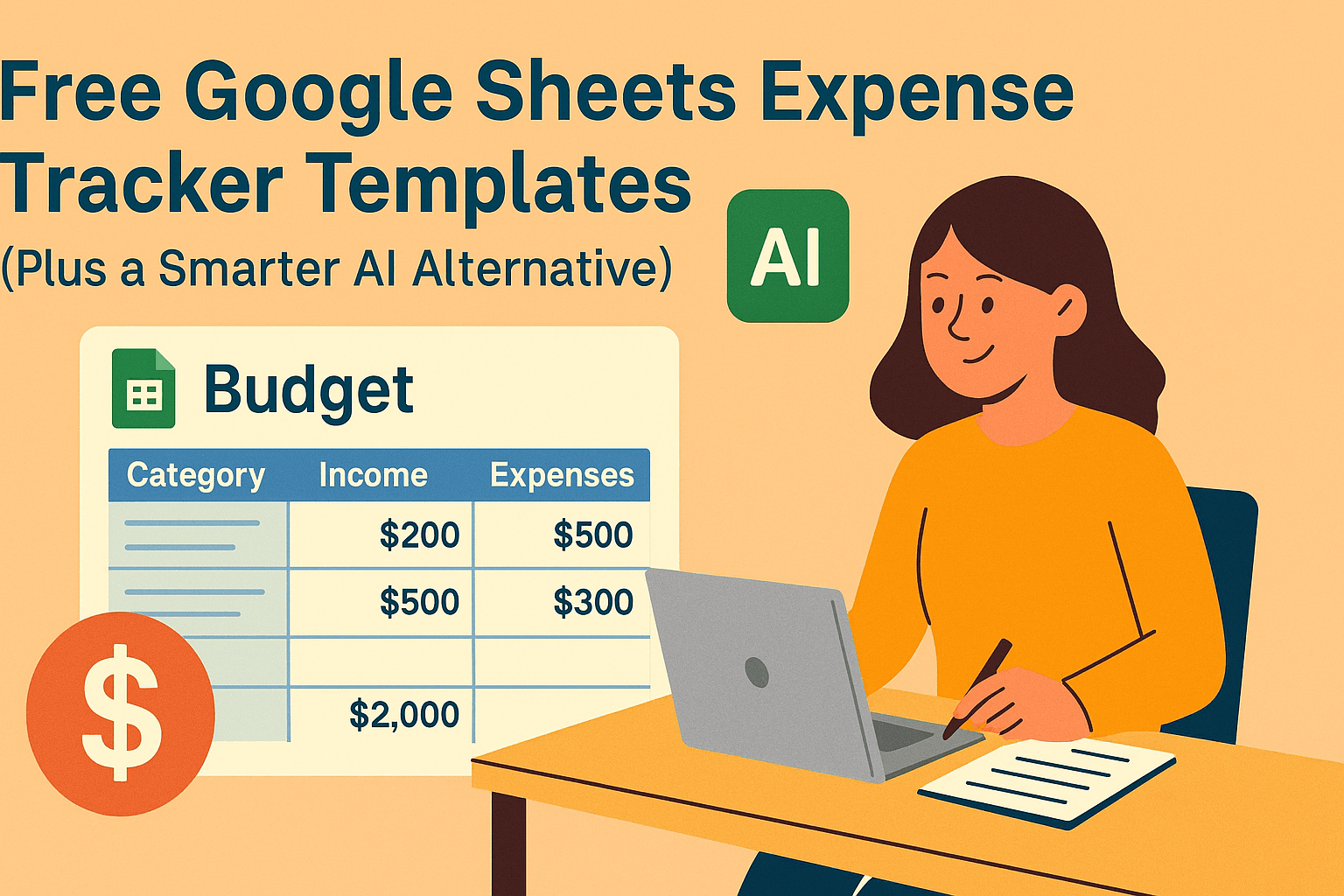 Free Google Sheets Expense Tracker Templates (Plus a Smarter AI Alternative)