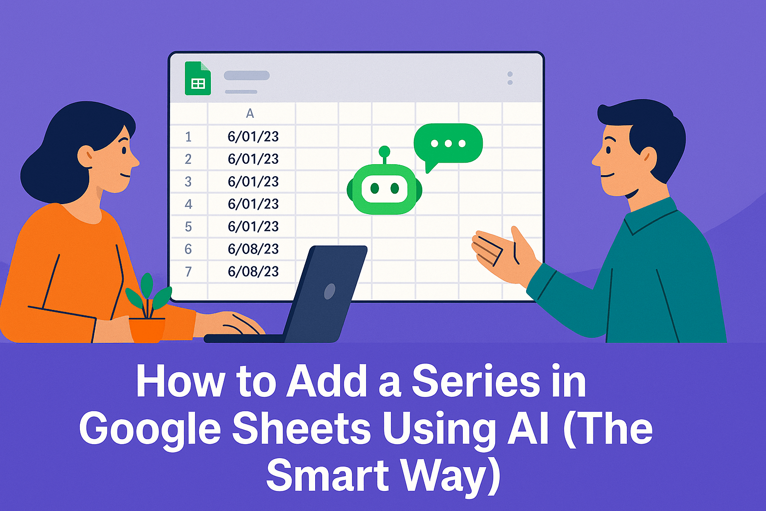 How to Add a Series in Google Sheets Using AI (The Smart Way)