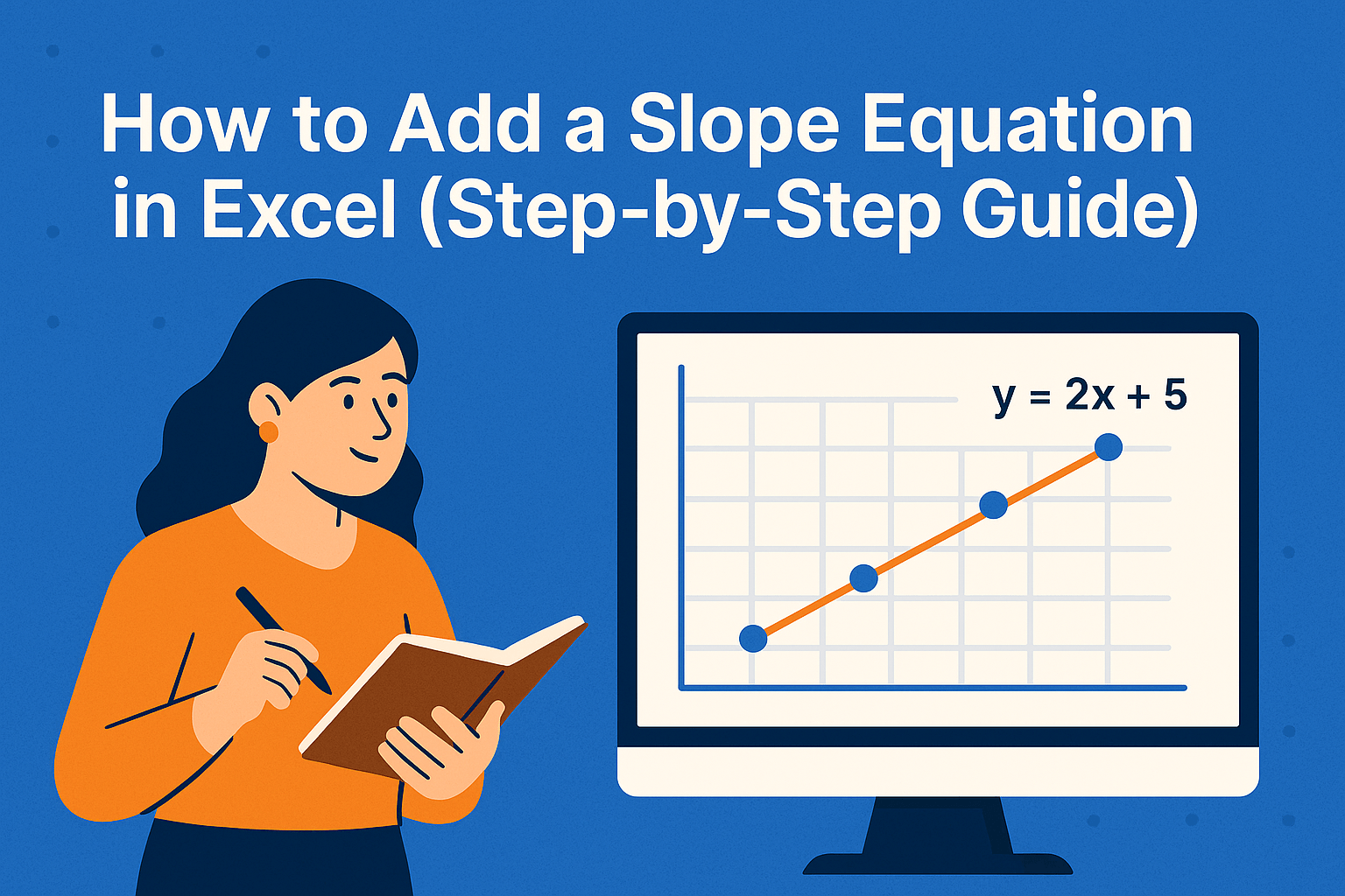 How to Add a Slope Equation in Excel (Step-by-Step Guide)