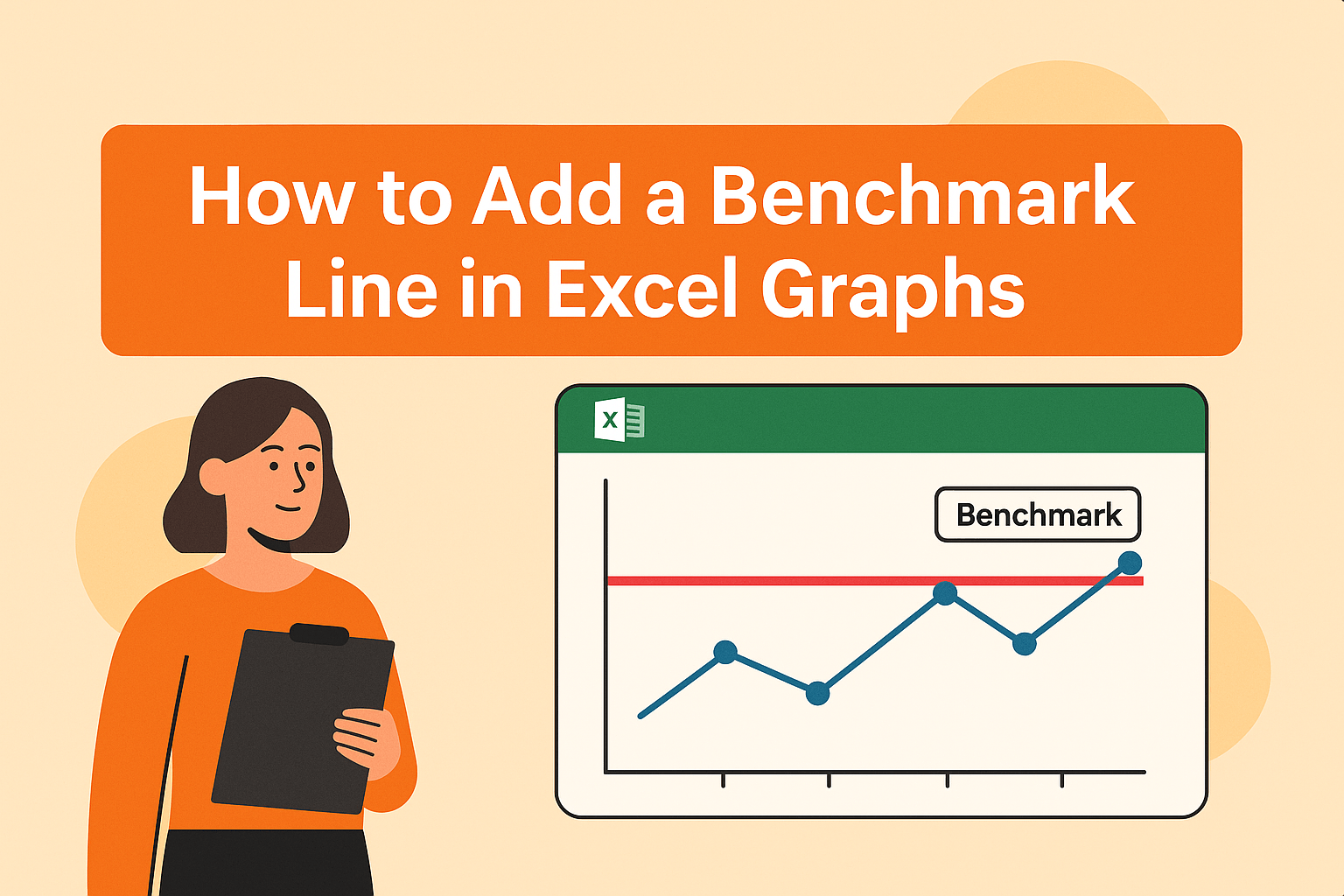 Comment ajouter une ligne de référence dans les graphiques Excel (Guide étape par étape)