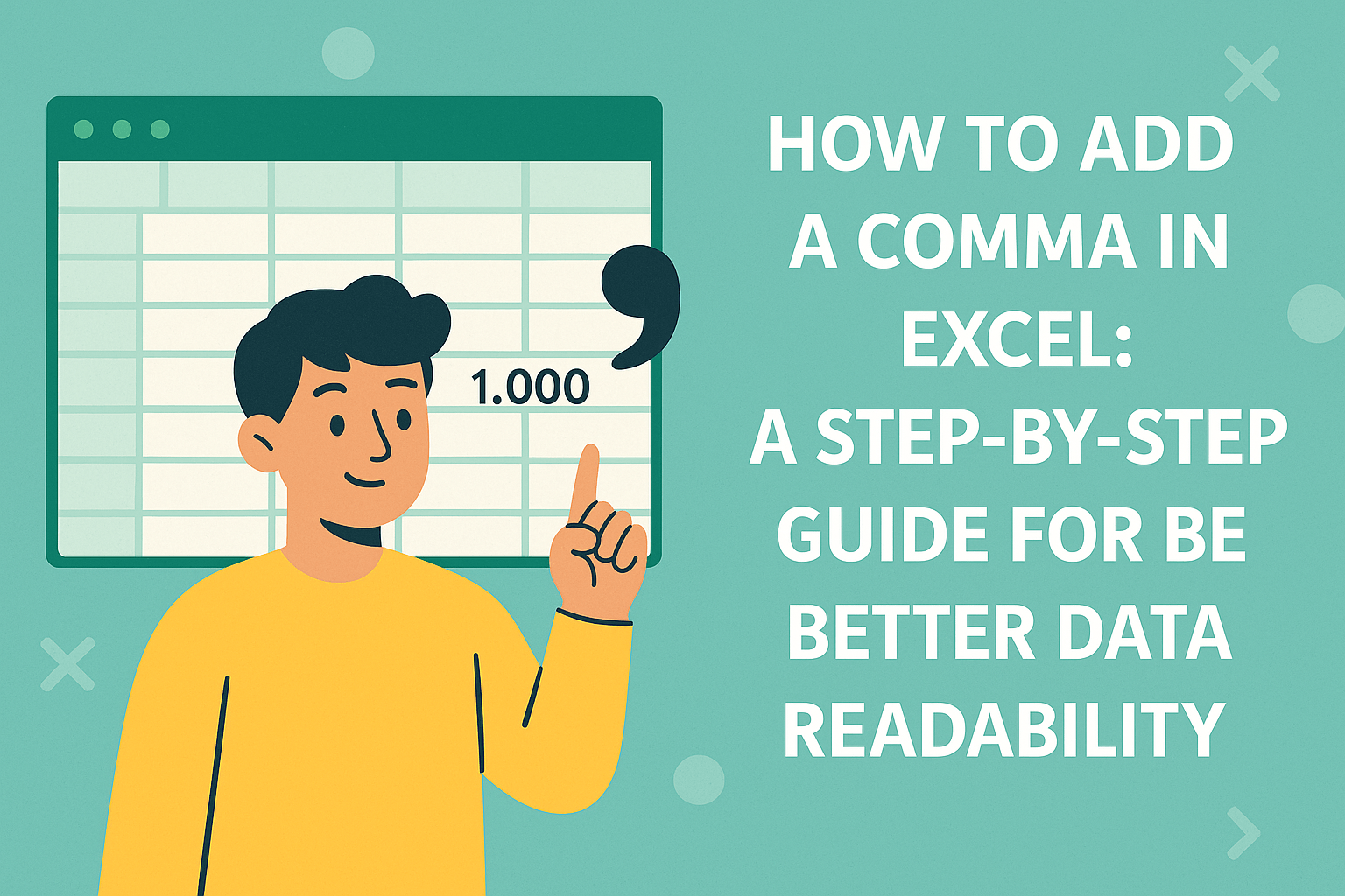 How to Add a Comma in Excel: A Step-by-Step Guide for Better Data Readability