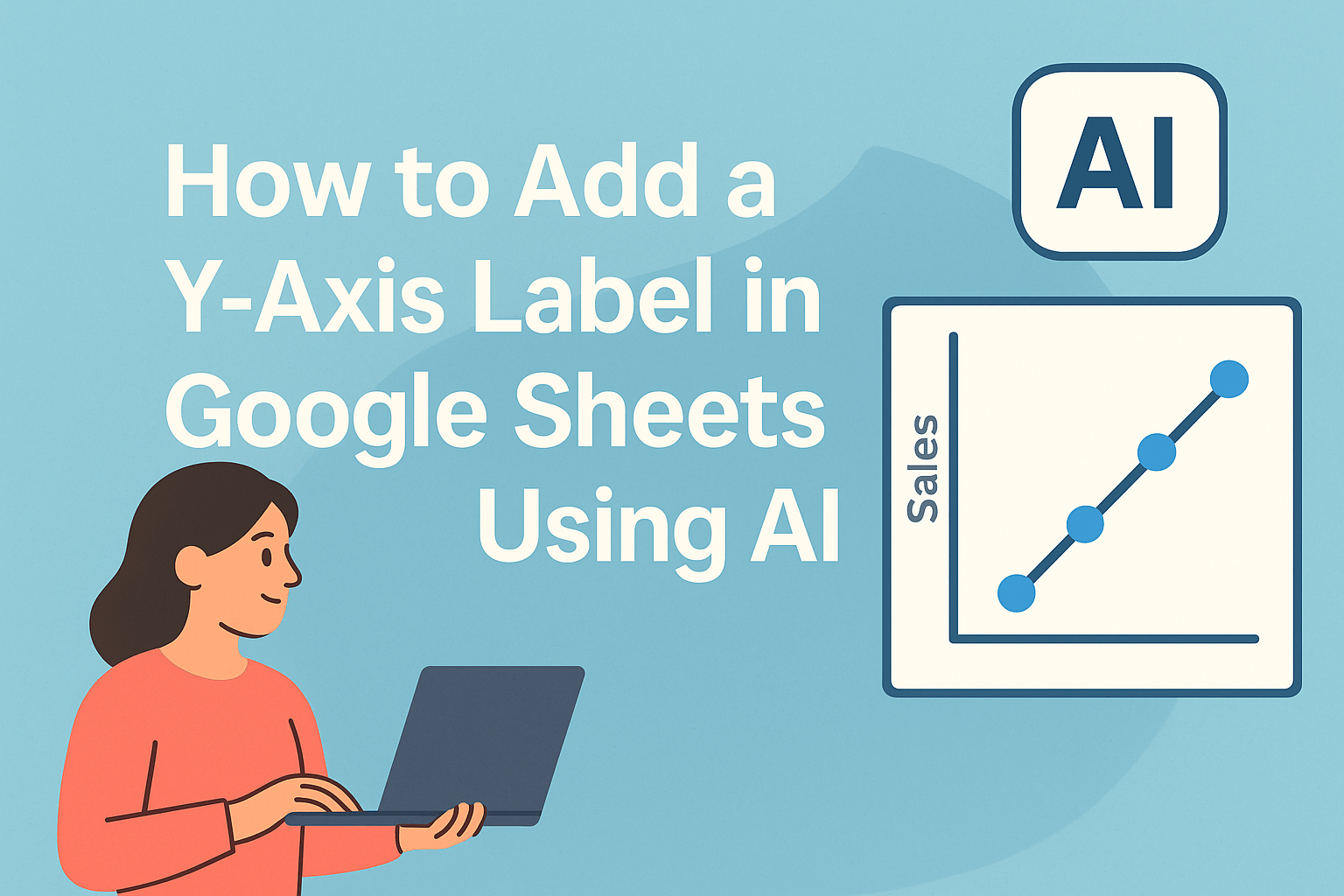 Comment ajouter un libellé d'axe Y dans Google Sheets avec l'IA