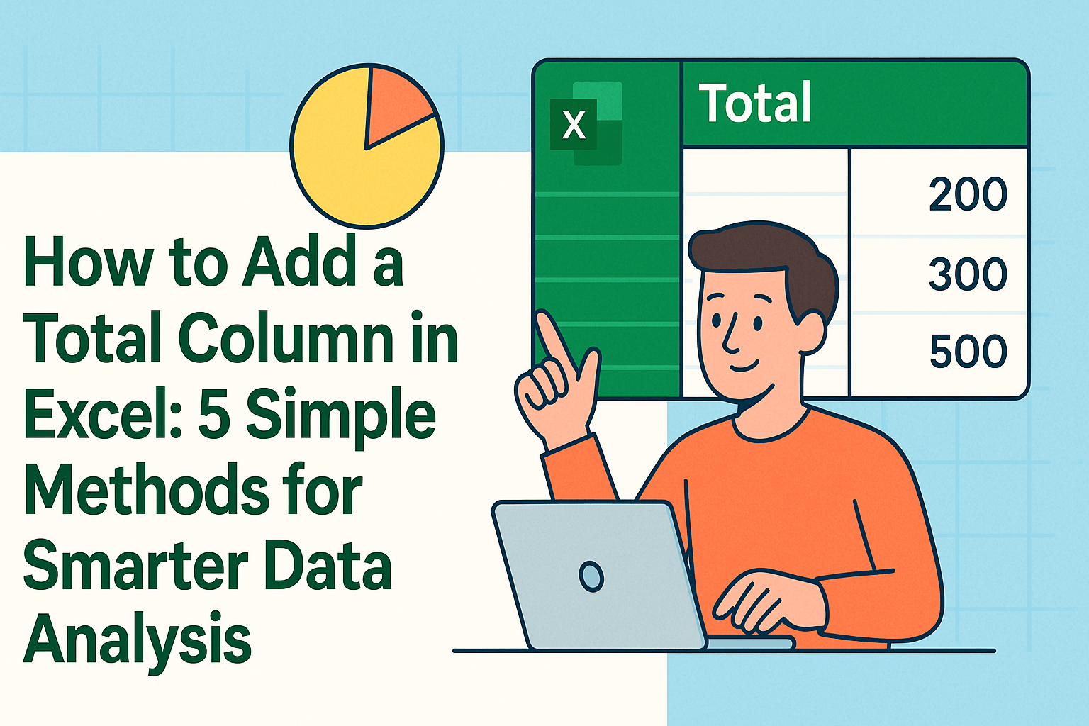 How to Add a Total Column in Excel: 5 Simple Methods for Smarter Data Analysis