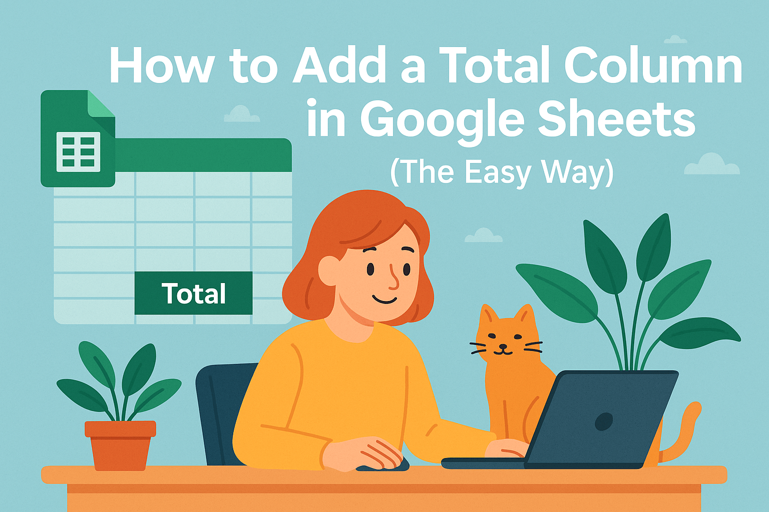 How to Add a Total Column in Google Sheets (The Easy Way)