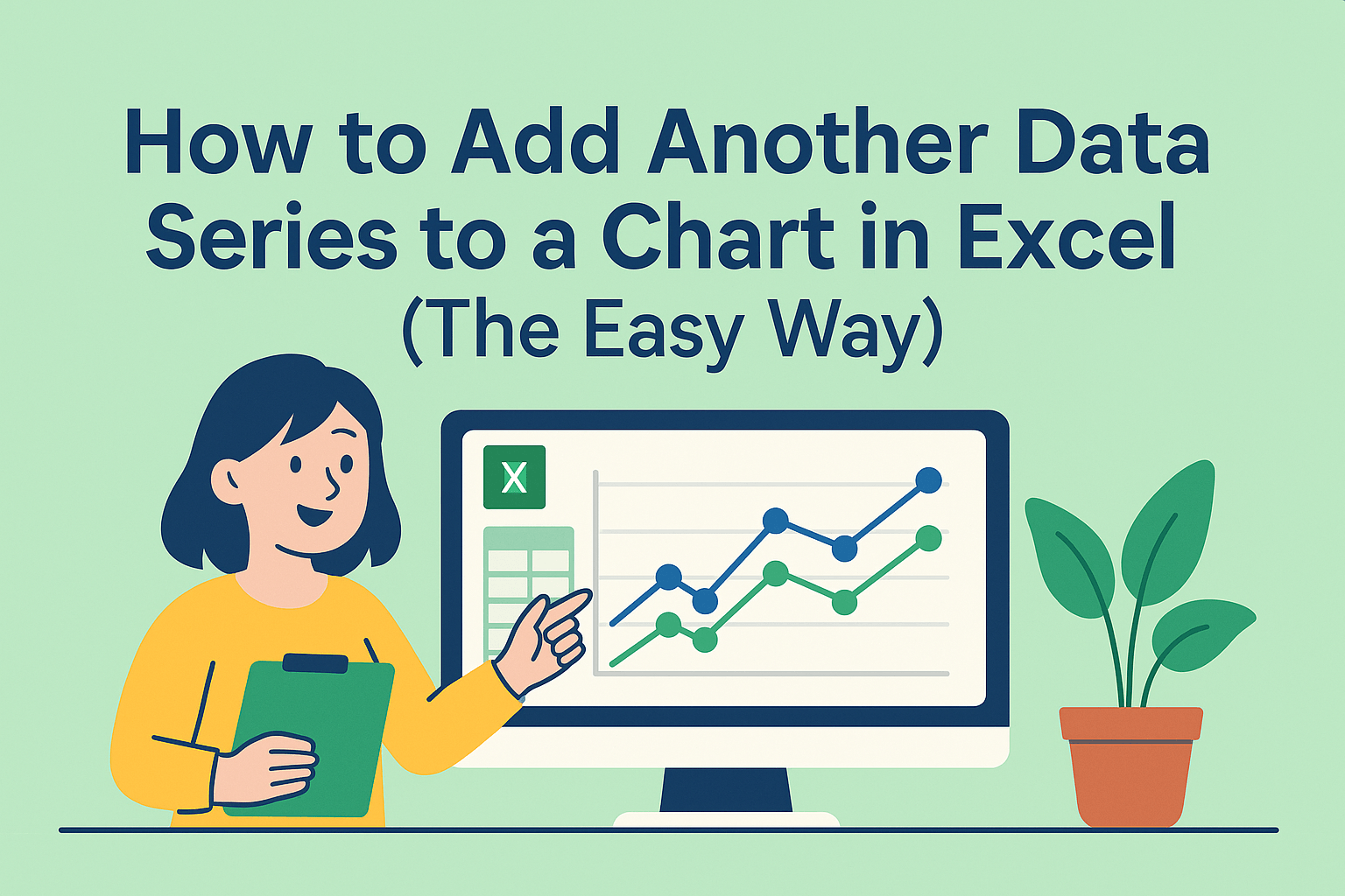 How to Add Another Data Series to a Chart in Excel (The Easy Way)