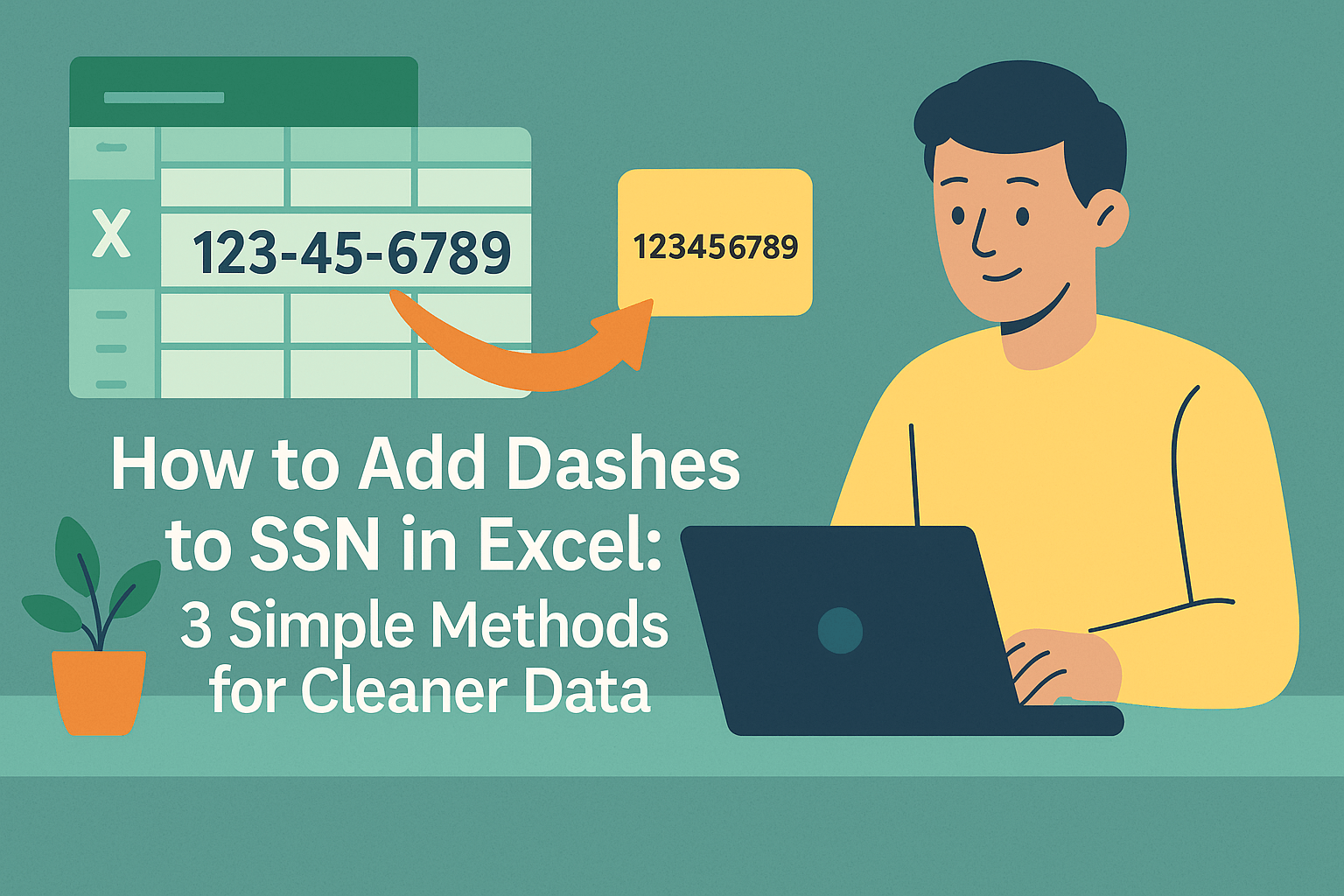 How to Add Dashes to SSN in Excel: 3 Simple Methods for Cleaner Data