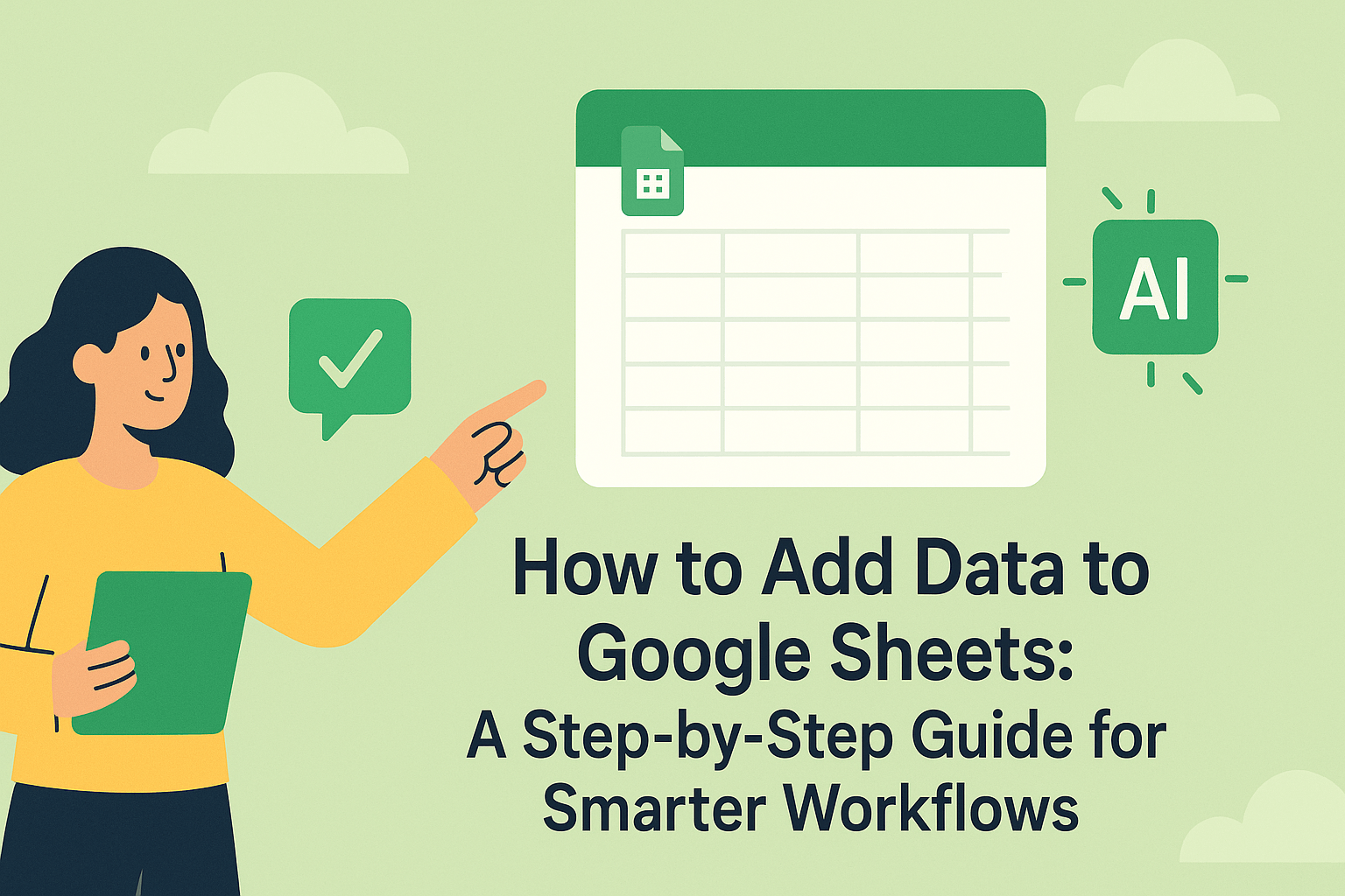 How to Add Data to Google Sheets: A Step-by-Step Guide for Smarter Workflows