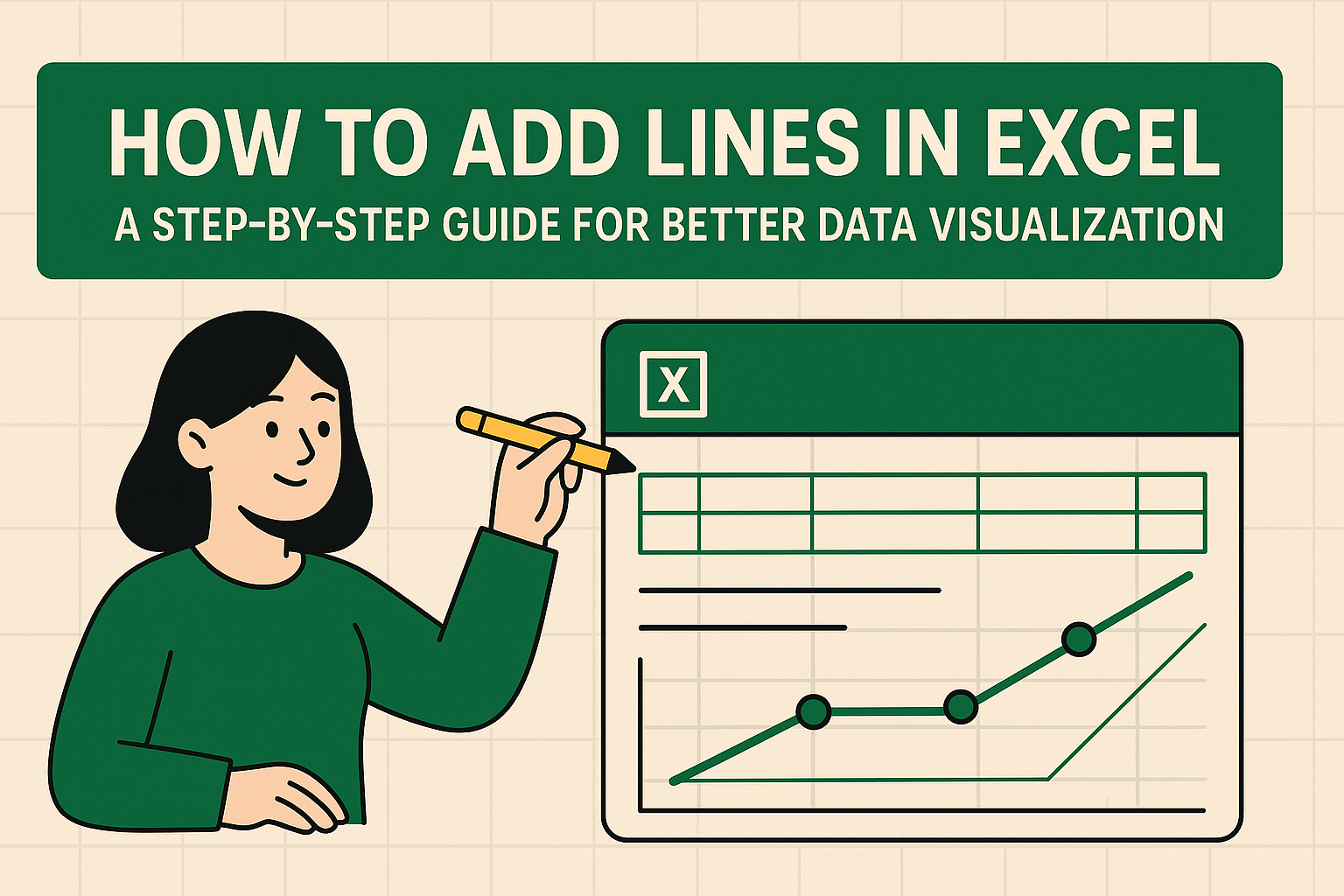 How to Add Lines in Excel: A Step-by-Step Guide for Better Data Visualization