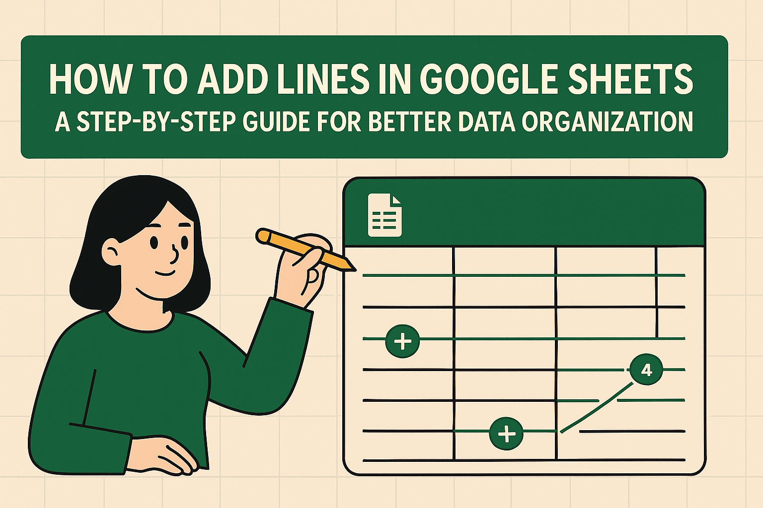 How to Add Lines in Google Sheets: A Step-by-Step Guide for Better Data Organization