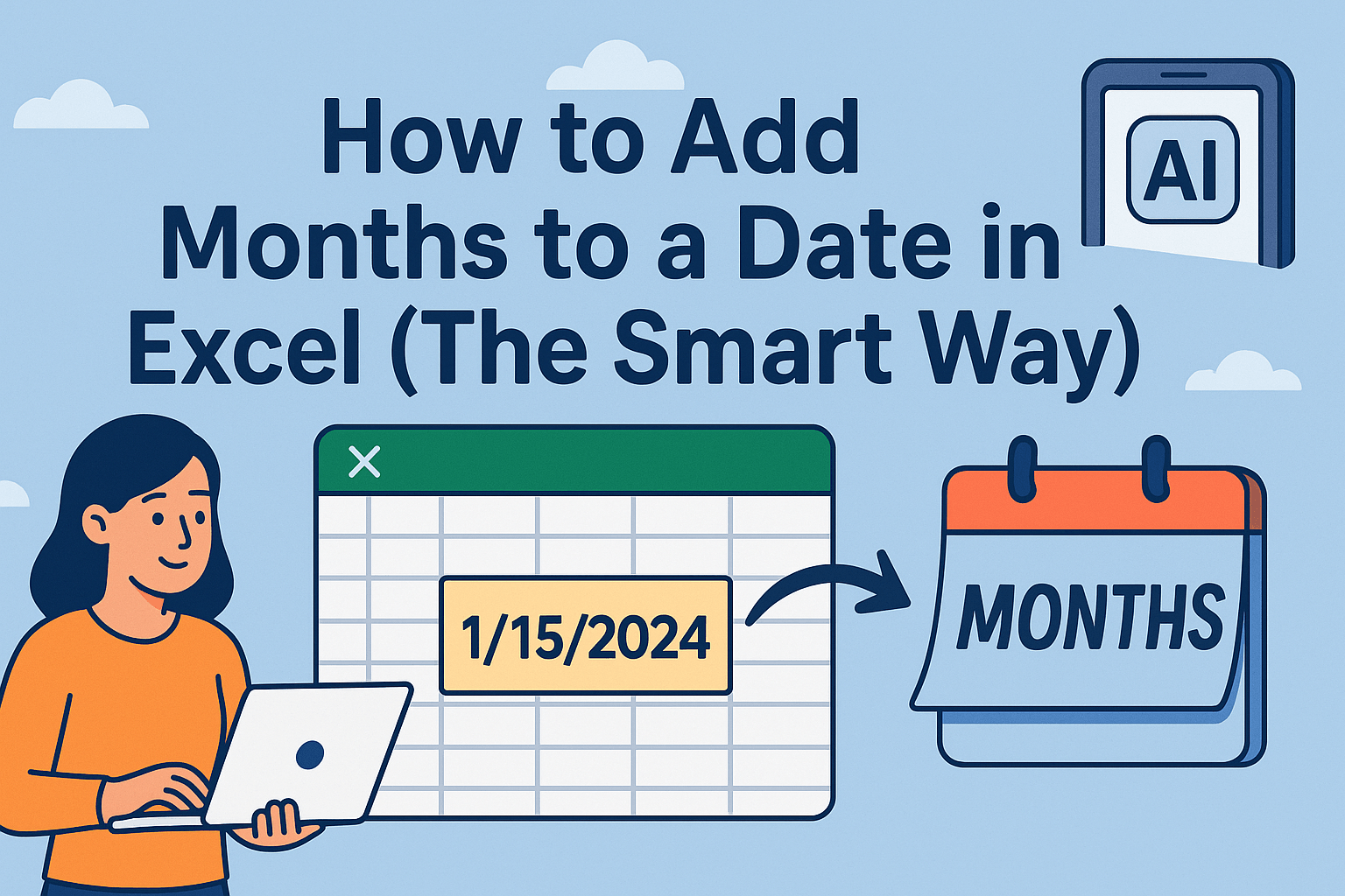 How to Add Months to a Date in Excel (The Smart Way)