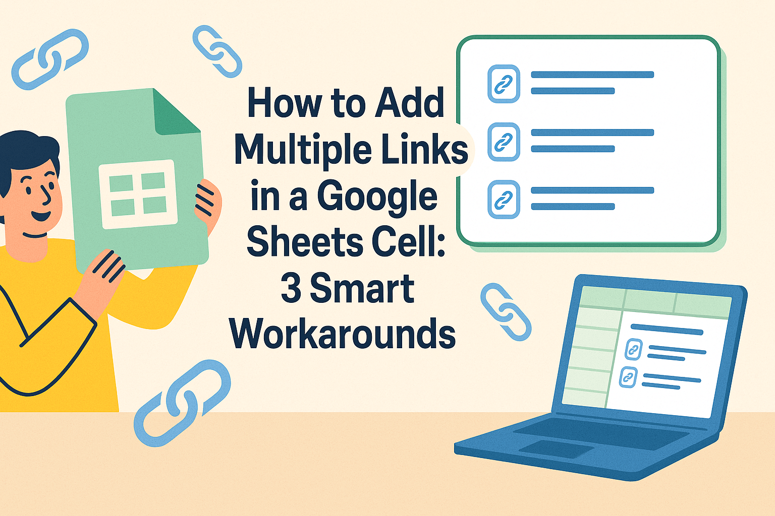 How to Add Multiple Links in a Google Sheets Cell: 3 Smart Workarounds