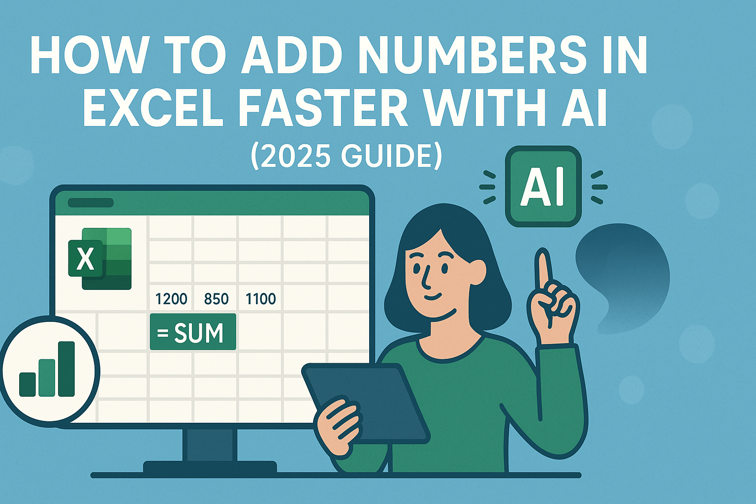 How to Add Numbers in Excel Faster with AI (2025 Guide)