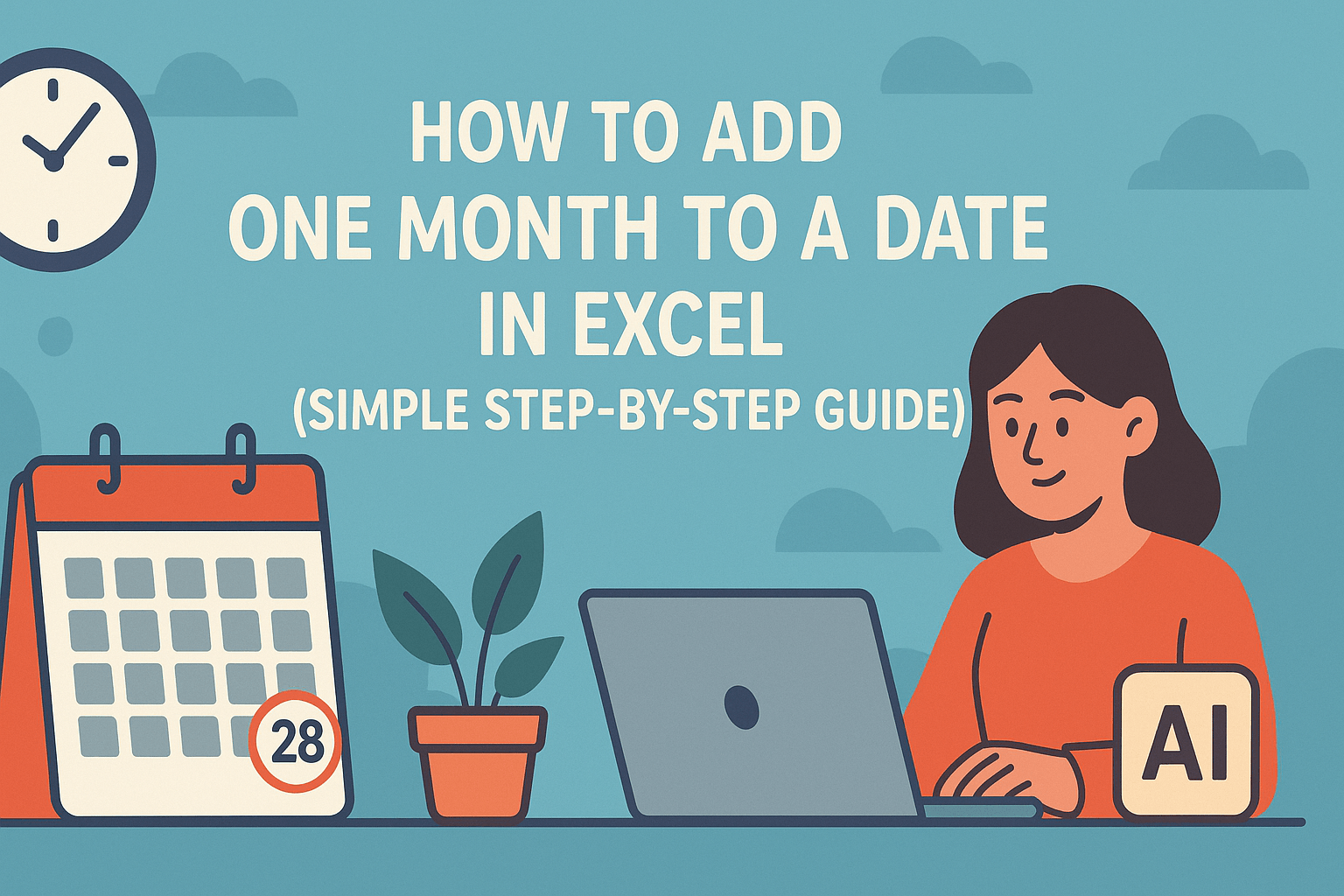 How to Add One Month to a Date in Excel (Simple Step-by-Step Guide)
