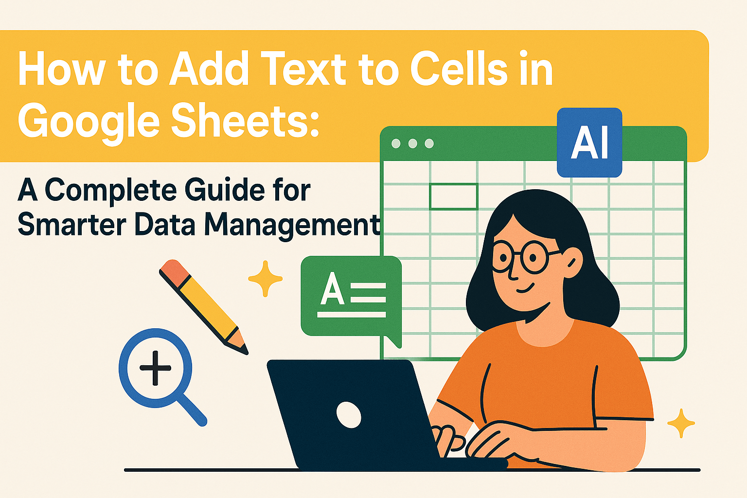 How to Add Text to Cells in Google Sheets: A Complete Guide for Smarter Data Management