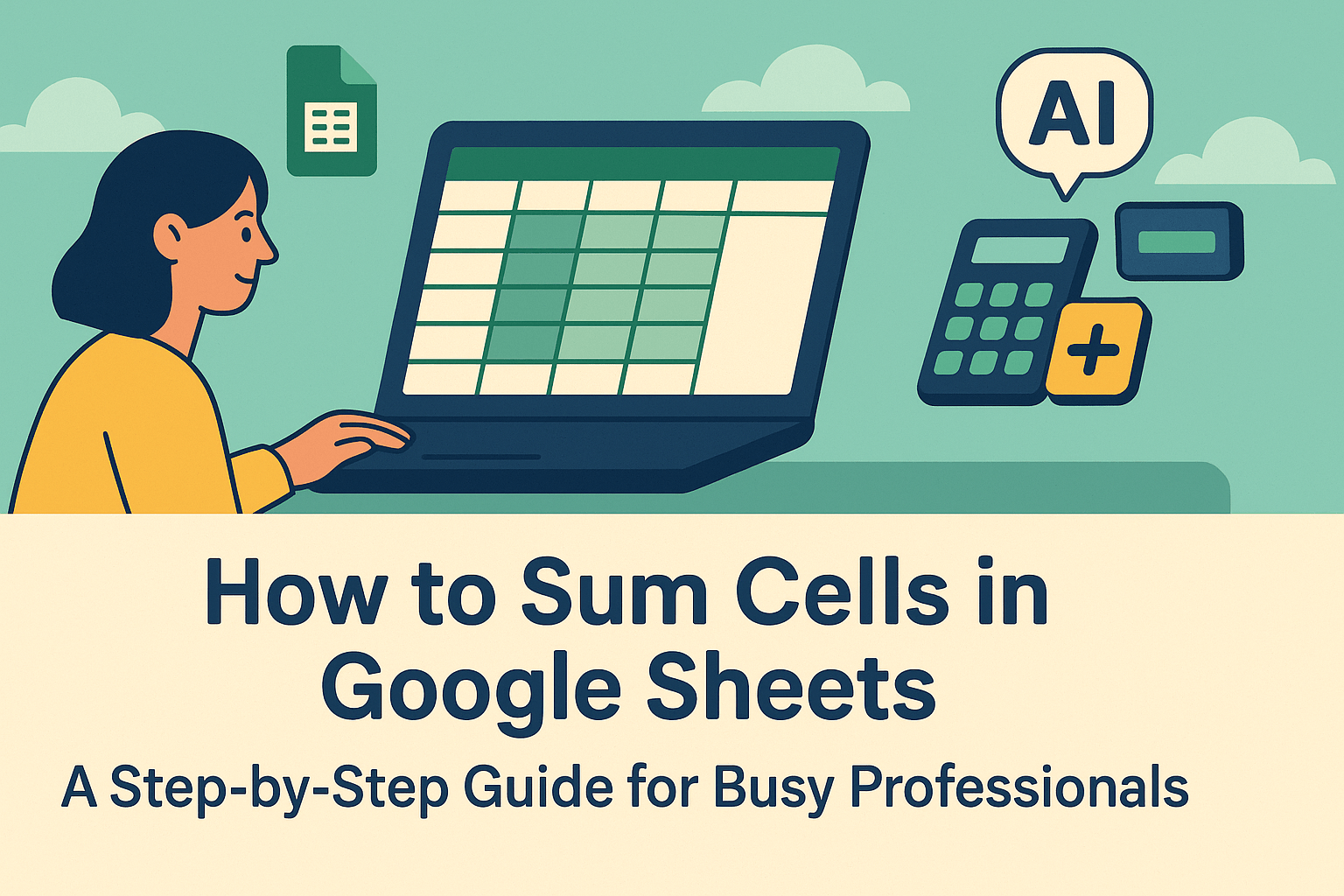How to Sum Cells in Google Sheets: A Step-by-Step Guide for Busy Professionals