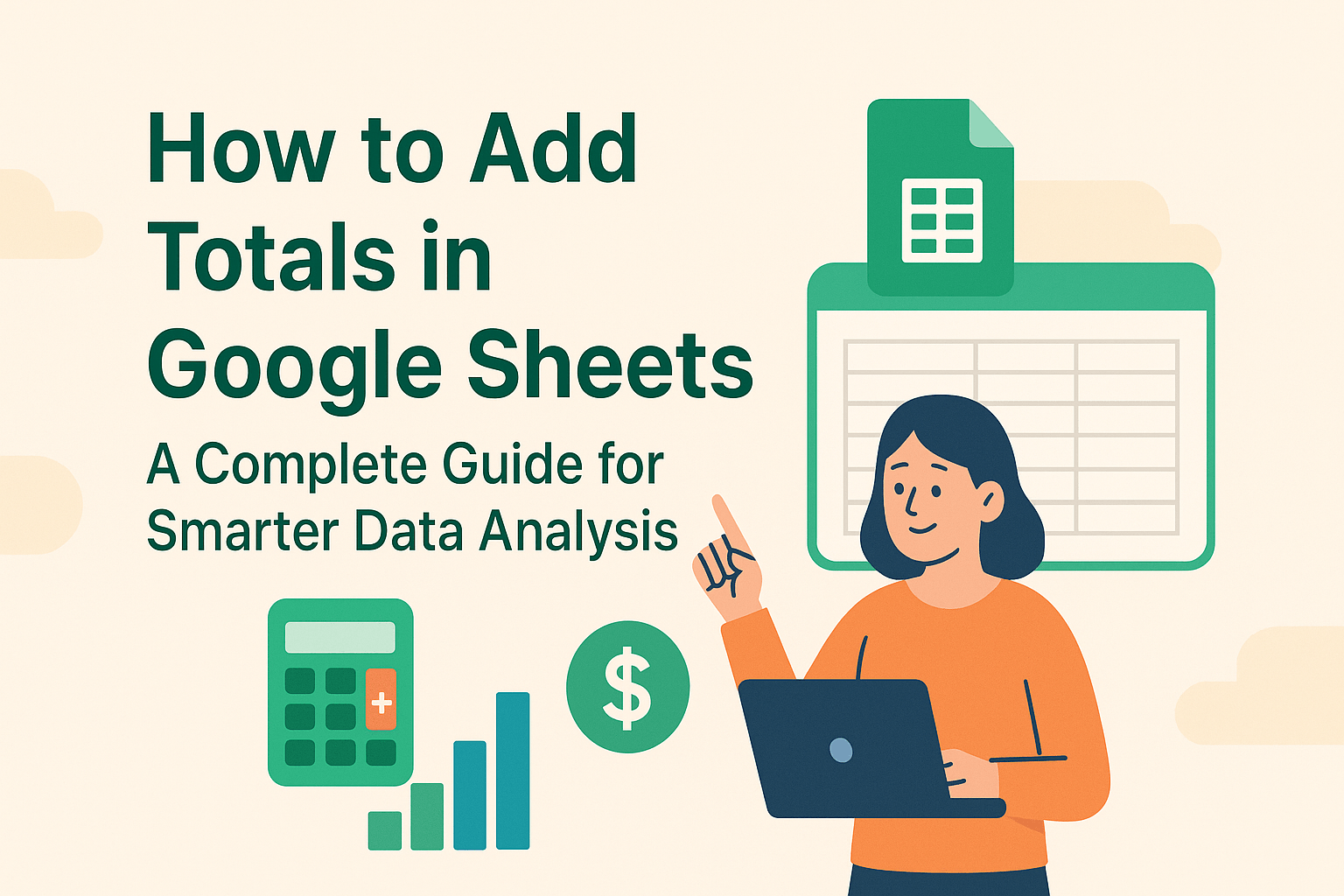 How to Add Totals in Google Sheets: A Complete Guide for Smarter Data Analysis