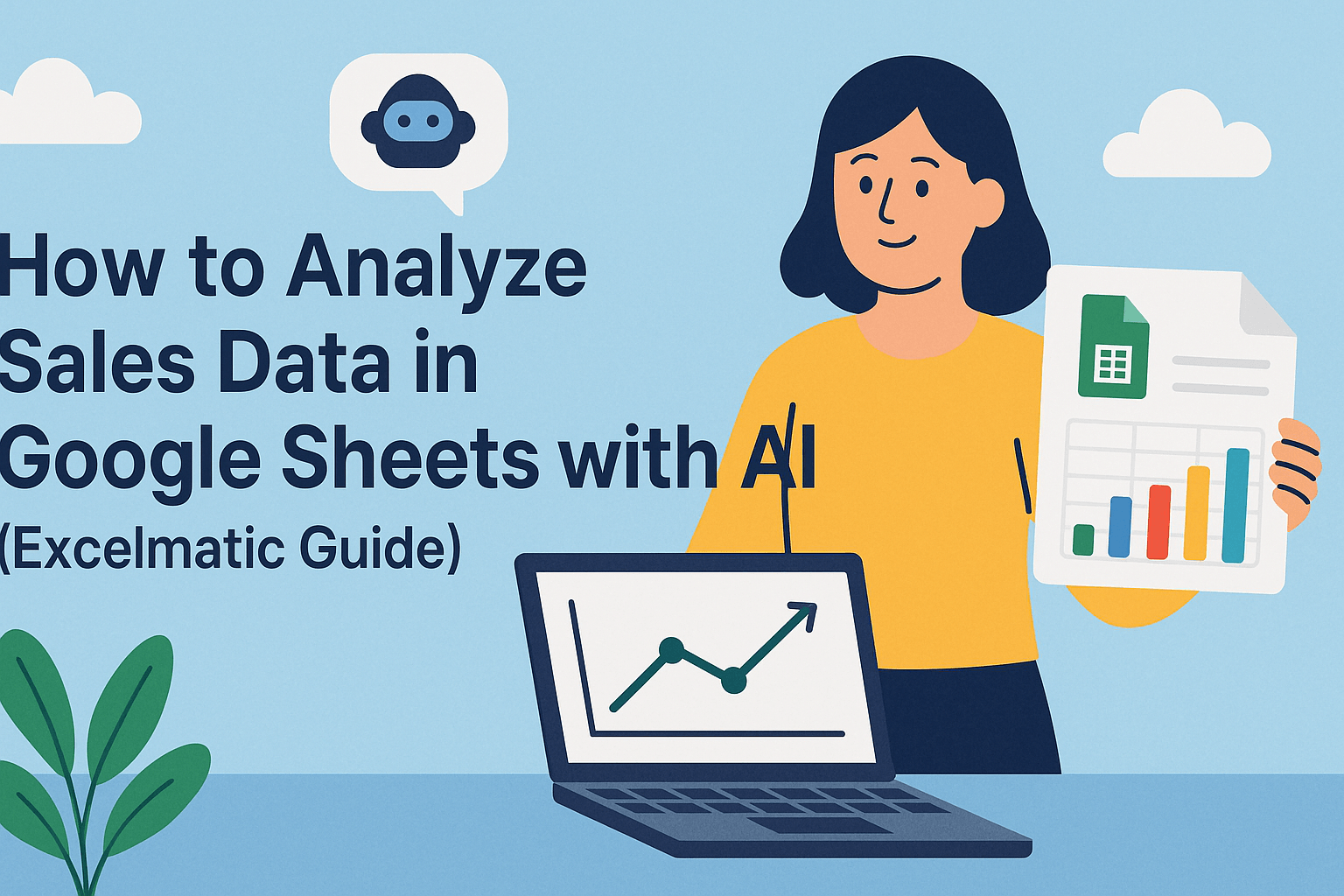 How to Analyze Sales Data in Google Sheets with AI (Excelmatic Guide)