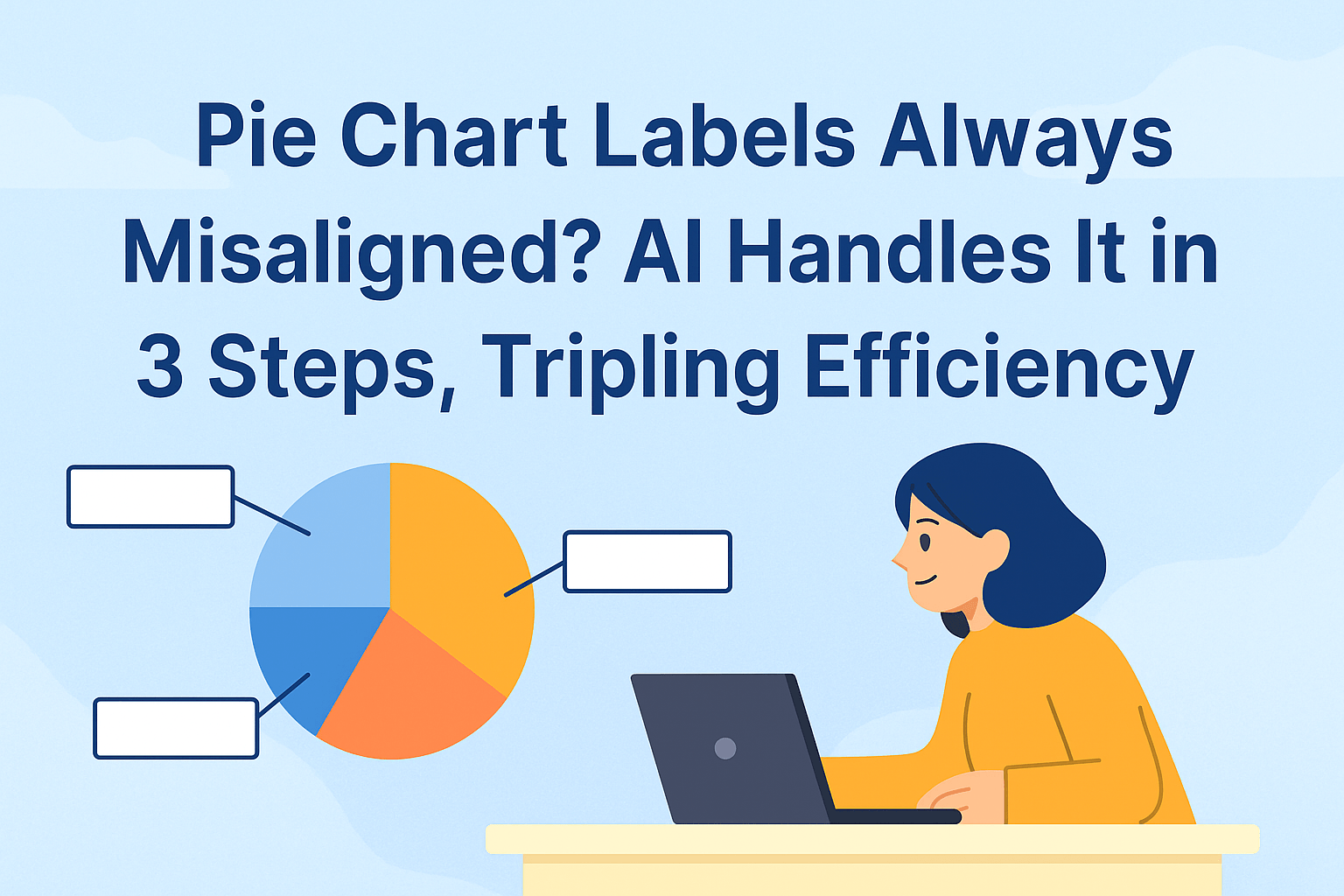Pie Chart Labels Always Misaligned? Stop Wasting Effort—AI Fixes It in 3 Steps