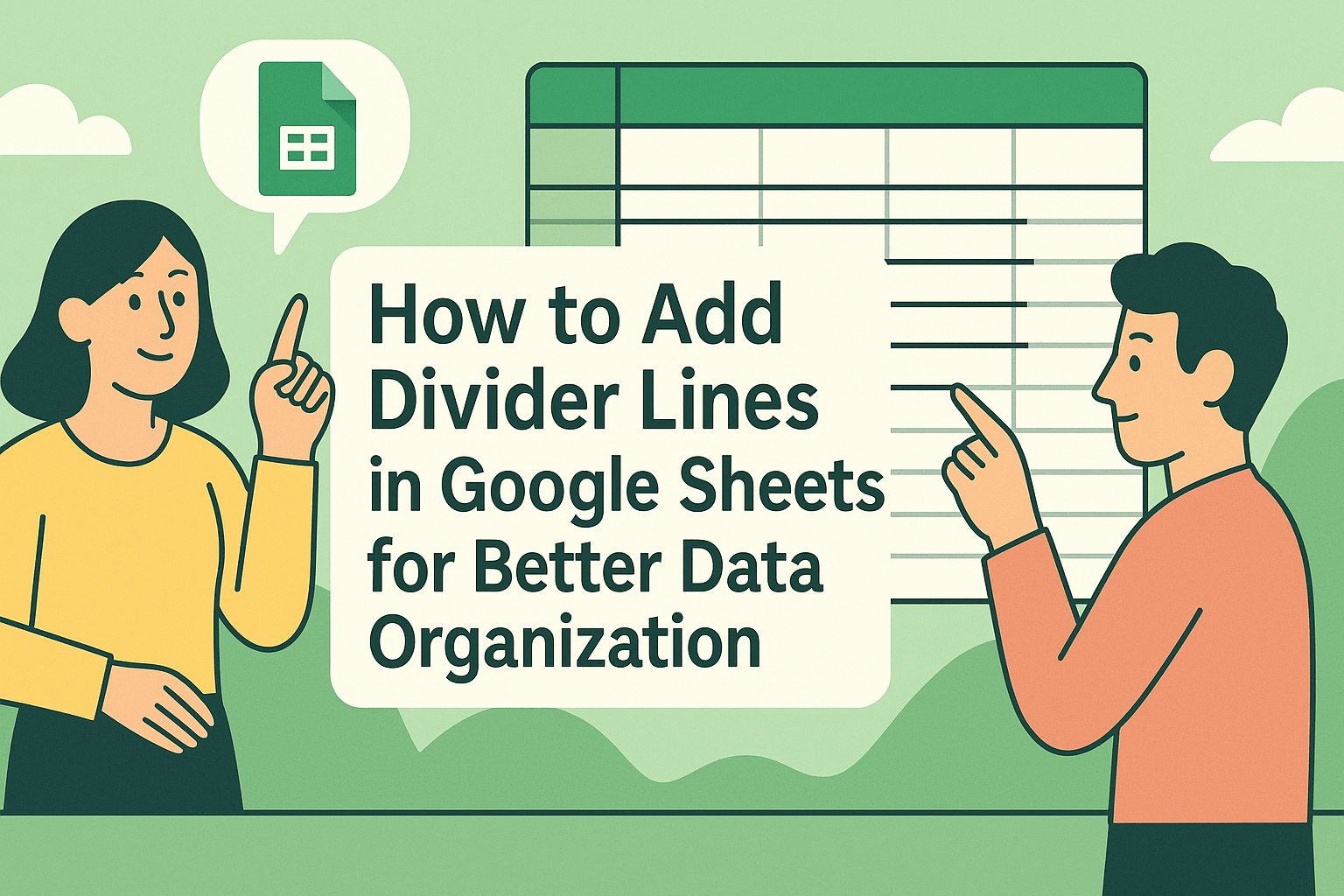 How to Add Divider Lines in Google Sheets for Better Data Organization