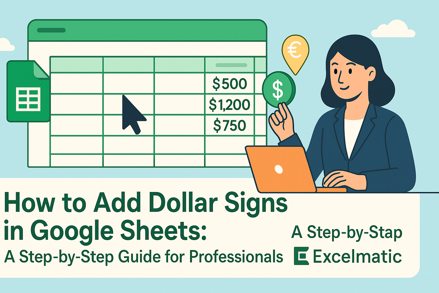 How to Add Dollar Signs in Google Sheets: A Step-by-Step Guide for Professionals