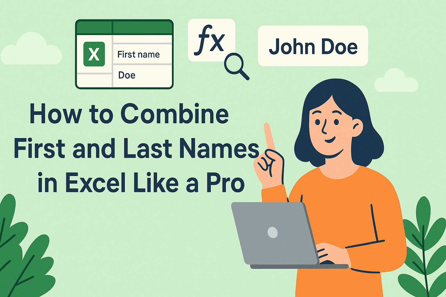 How to Combine First and Last Names in Excel Like a Pro
