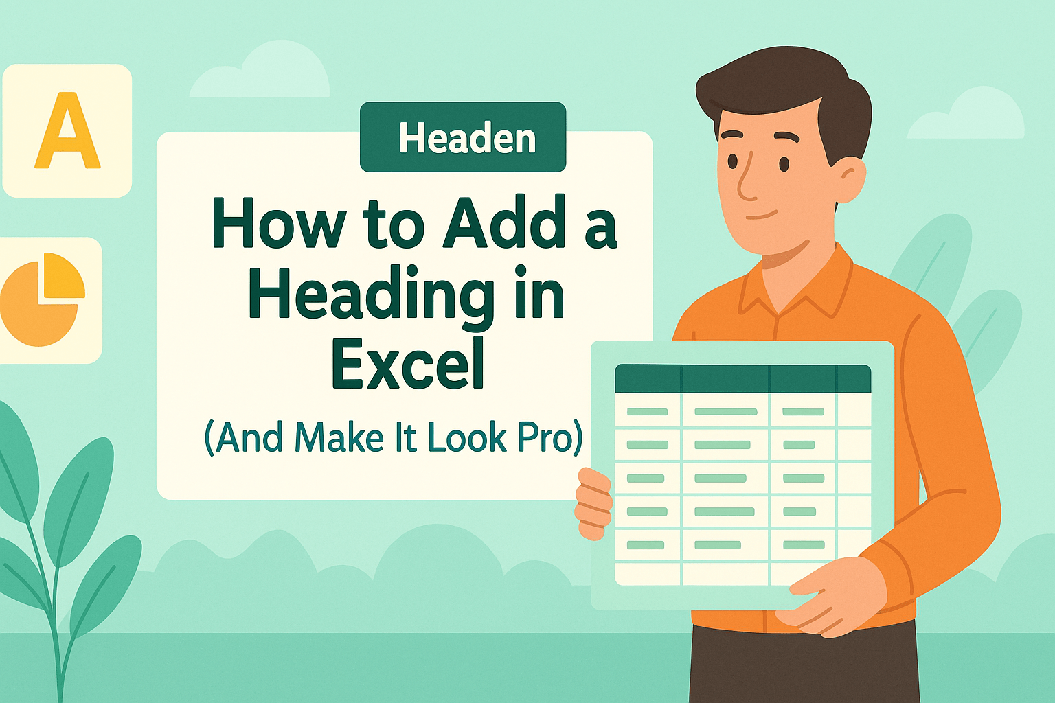 How to Add a Heading in Excel (And Make It Look Pro)