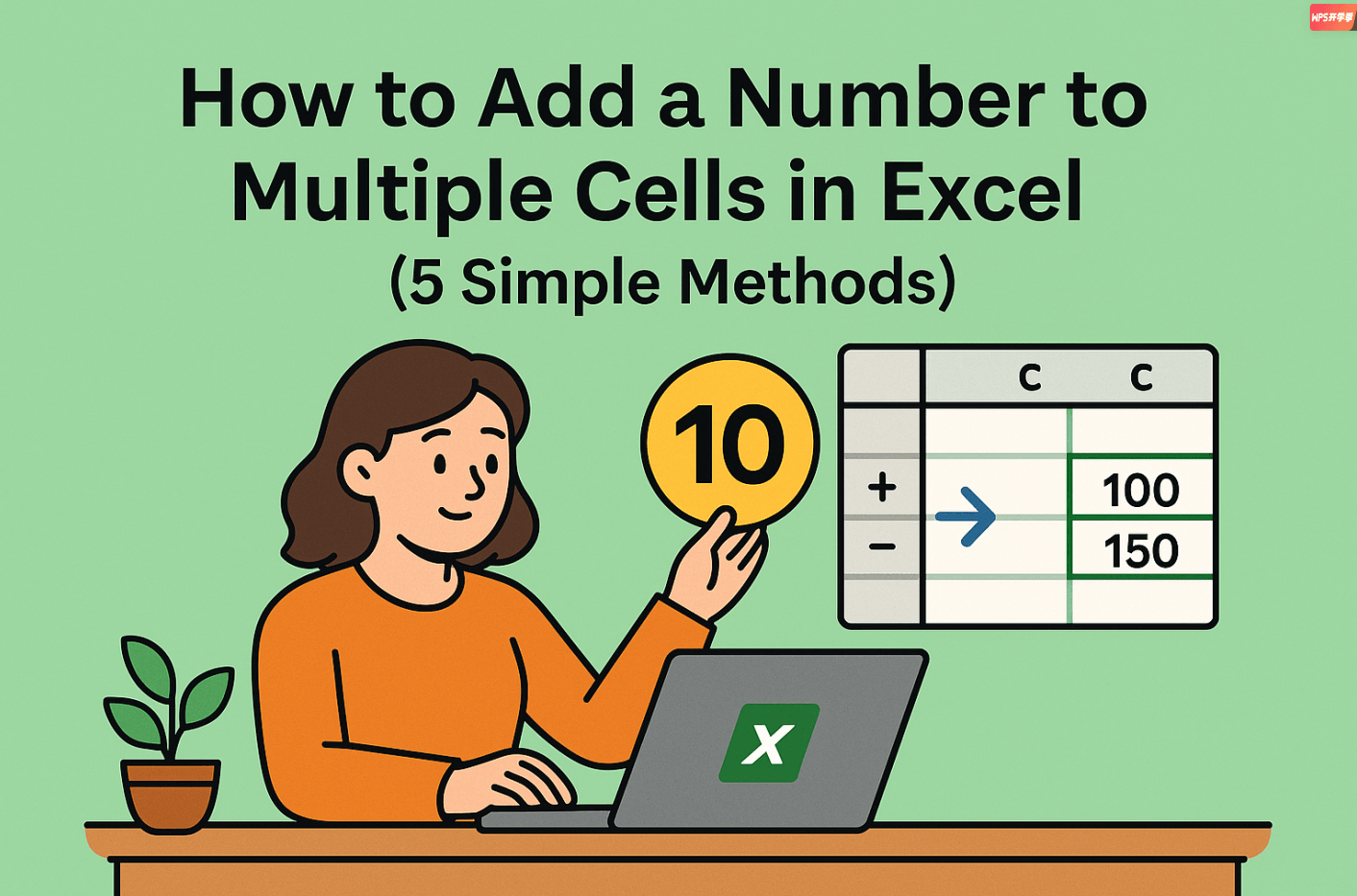 How to Add a Number to Multiple Cells in Excel (5 Simple Methods)