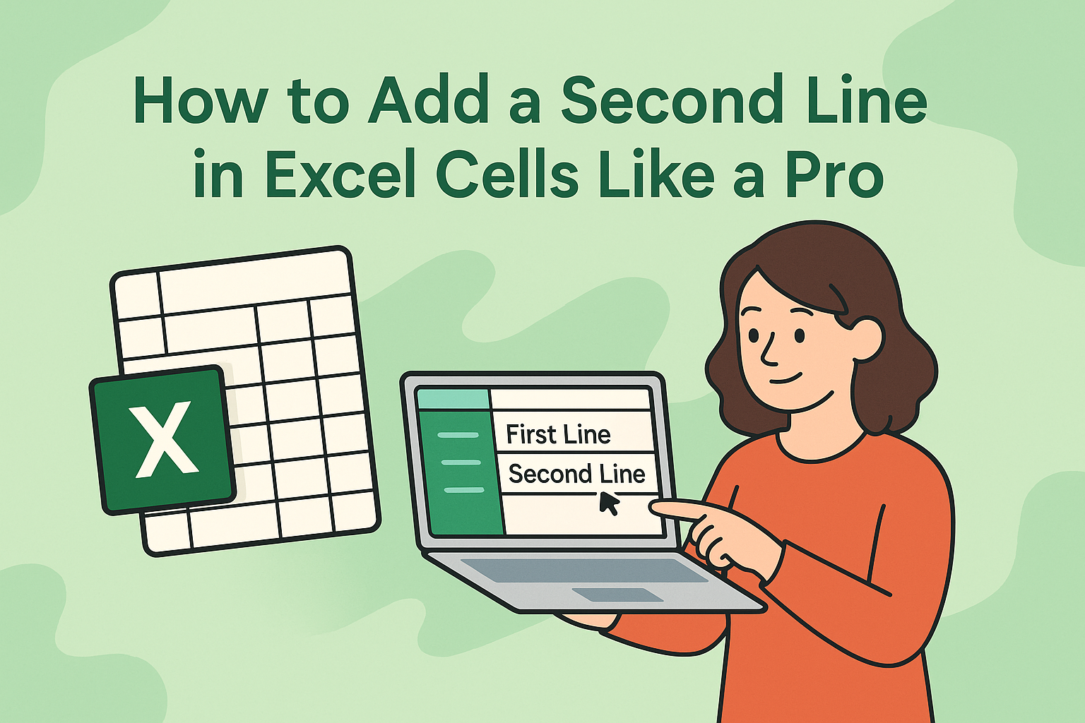 How to Add a Second Line in Excel Cells Like a Pro