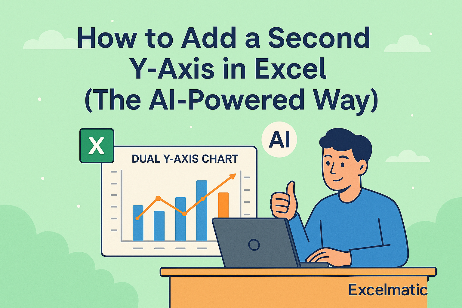 How to Add a Second Y-Axis in Excel (The AI-Powered Way)