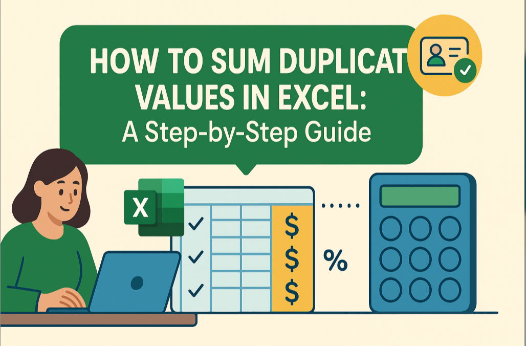 How to Sum Duplicate Values in Excel: A Step-by-Step Guide