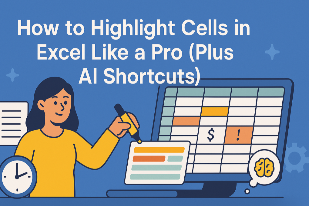 How to Highlight Cells in Excel Like a Pro (Plus AI Shortcuts)
