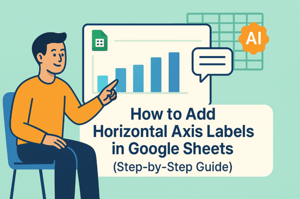 How to Add Horizontal Axis Labels in Google Sheets (Step-by-Step Guide)