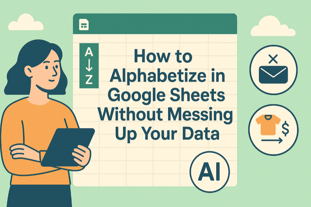 How to Alphabetize in Google Sheets Without Messing Up Your Data