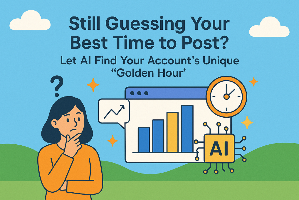 Still Guessing Your Best Time to Post? Let AI Find Your Account's Unique "Golden Hour"