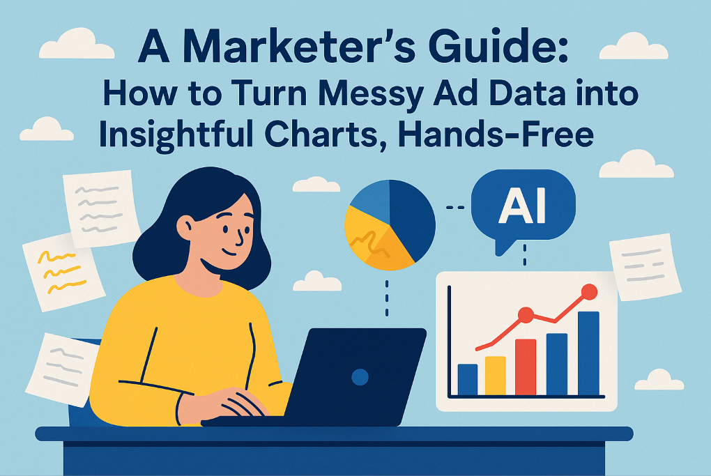A Marketer's Guide: How to Turn Messy Ad Data into Insightful Charts, Hands-Free