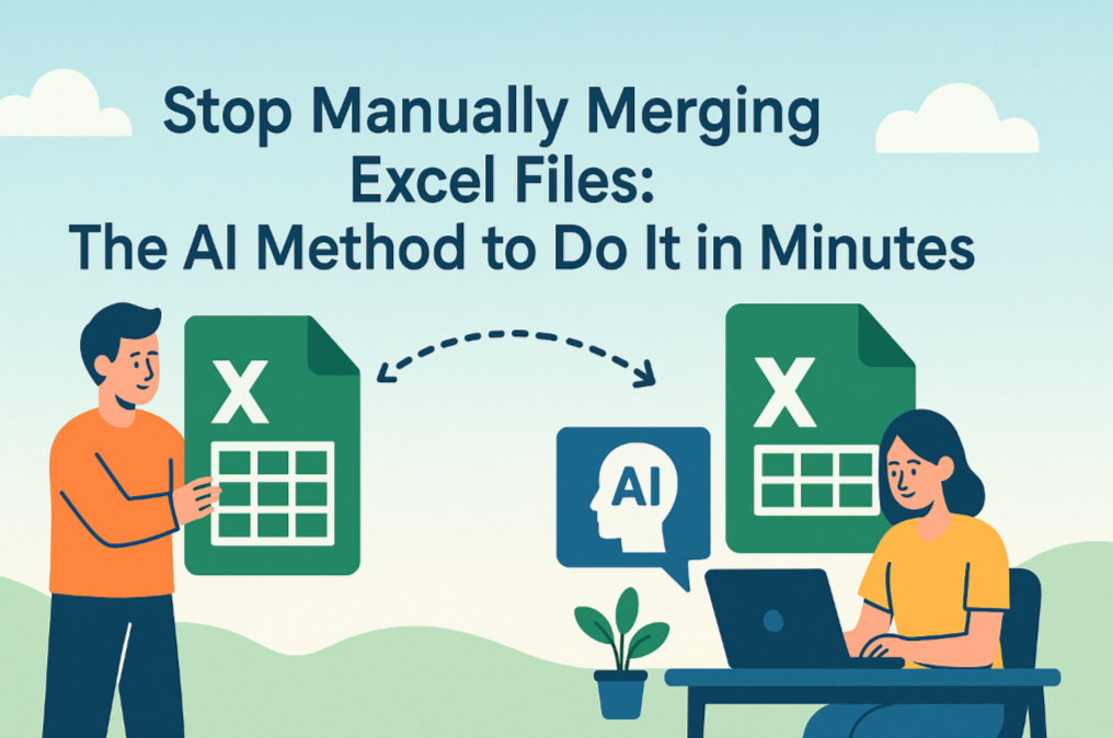 Stop Manually Merging Excel Files: The AI Method to Do It in Minutes