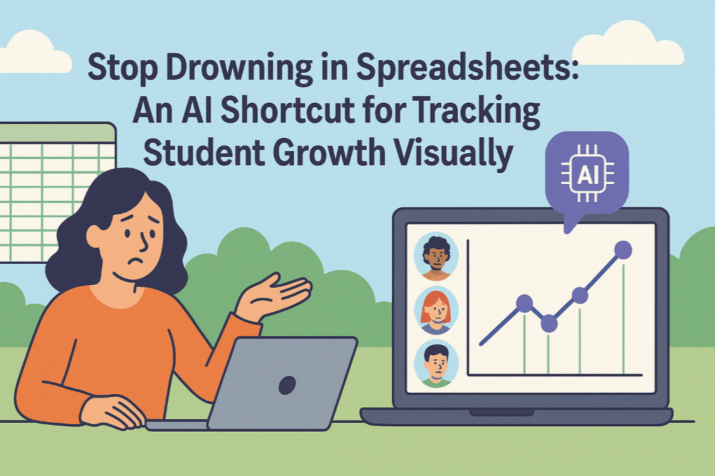 Stop Drowning in Spreadsheets: An AI Shortcut for Tracking Student Growth Visually