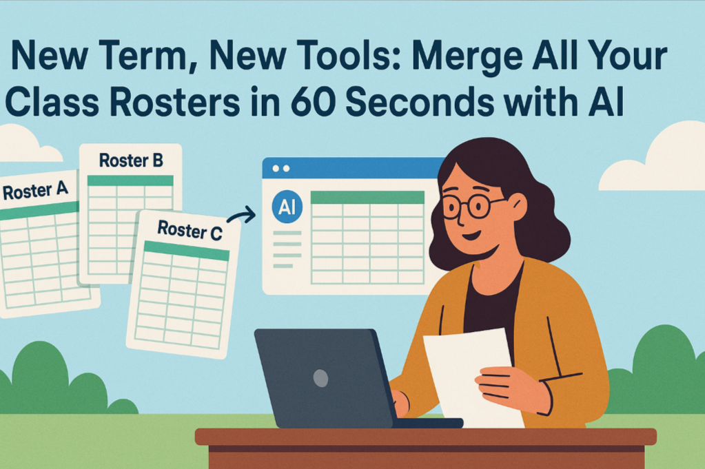 New Term, New Tools: Merge All Your Class Rosters in 60 Seconds with AI