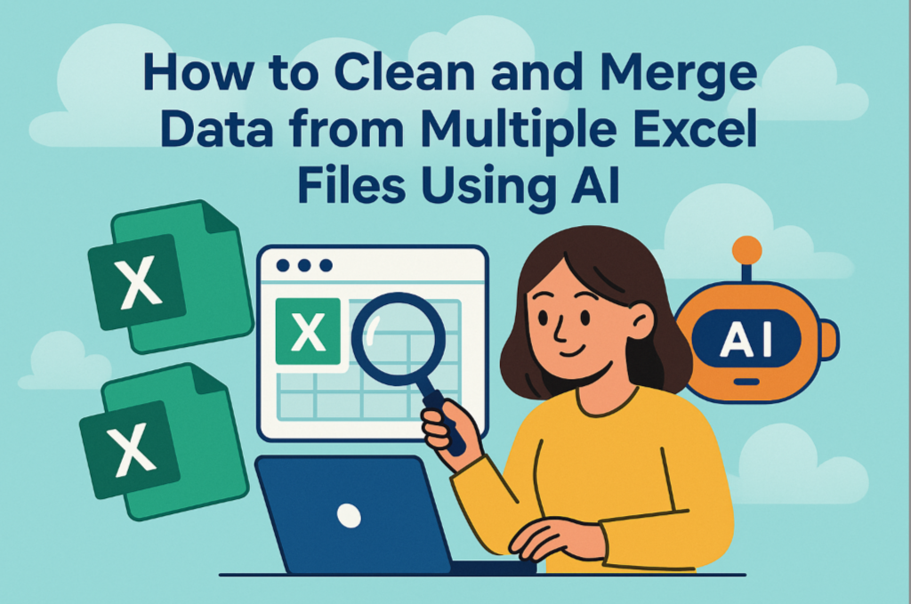 How to Clean and Merge Data from Multiple Excel Files Using AI