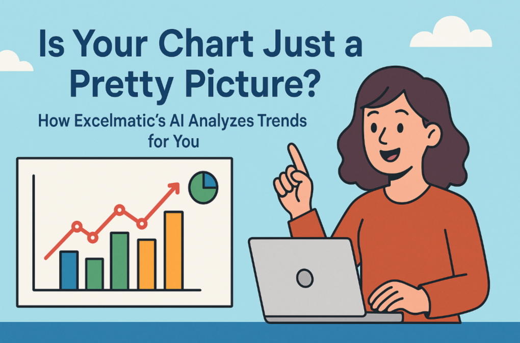 Is Your Chart Just a Pretty Picture? How Excelmatic's AI Analyzes Trends for You